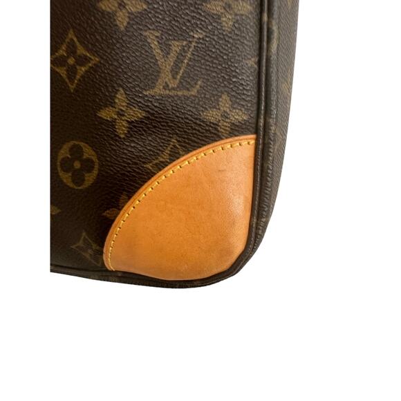 Preowned Authentic Louis Vuitton Boulogne Brown Monogram Coated Canvas Hobo Bag - Picture 2 of 16